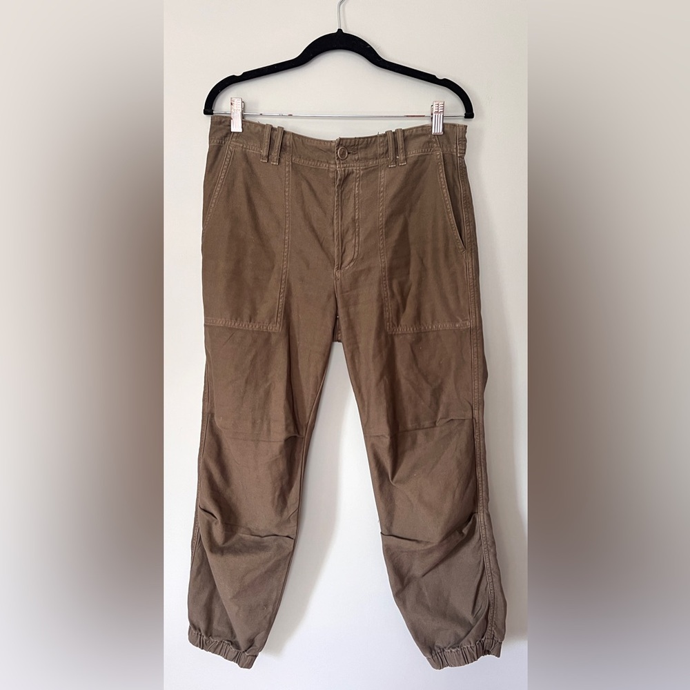 Citizens of Humanity Agni Army Green Cuffed Utility‎ Pants Trousers Size 28/6 - Picture 7 of 11